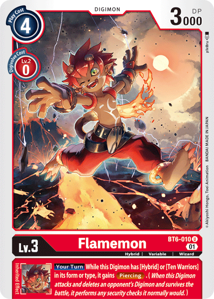 BT6-010 Flamemon Single