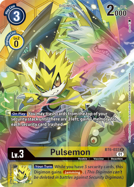 BT6-033 Pulsemon Single (Alternate Art)