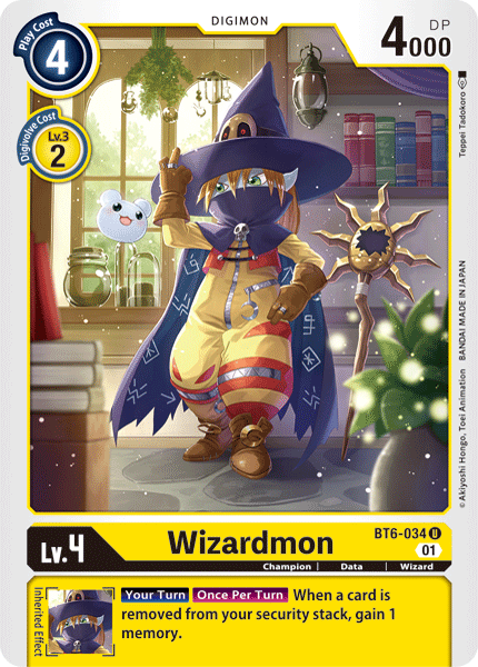 BT6-034 Wizardmon Single