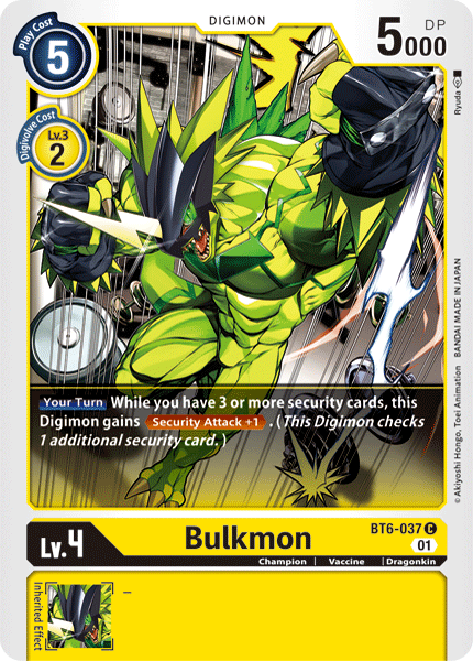 BT6-037 Bulkmon Single