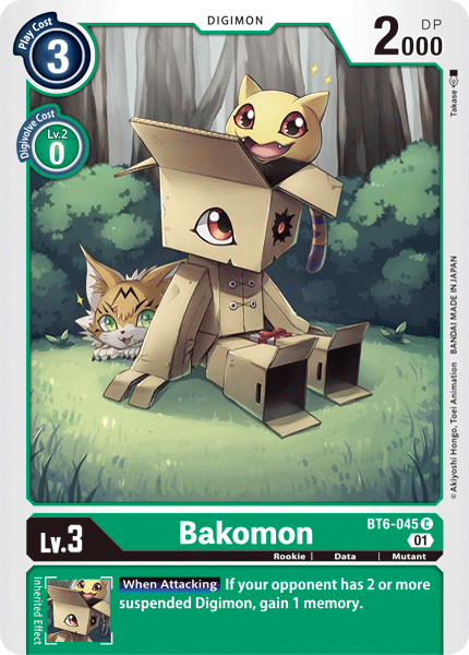 BT6-045 Bakomon Single