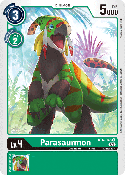 BT6-048 Parasaurmon Single