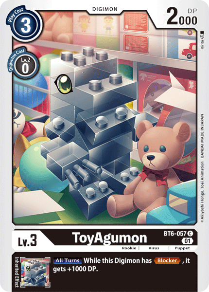 BT6-057 ToyAgumon Single