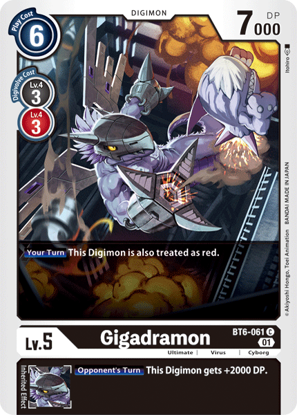 BT6-061 Gigadramon Single