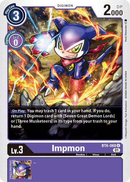 BT6-068 Impmon Single