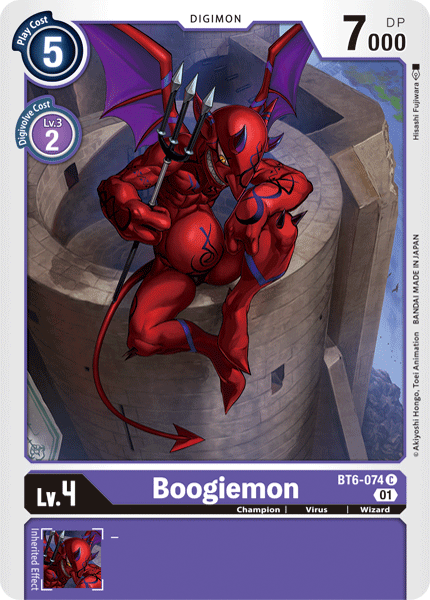 BT6-074 Boogiemon Single