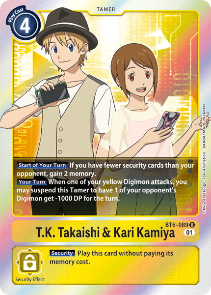 BT6-089 T.K Takaishi & Kari Kamiya Single