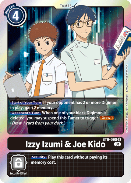 BT6-090 Izzy Izumi & Joe Kido Single