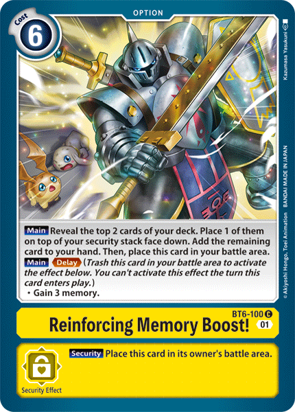 BT6-100 Reinforcing Memory Boost! Single