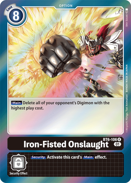 BT6-106 Iron-Fist Onslaught Single