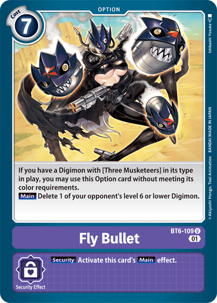 BT6-109 Fly Bullet Single