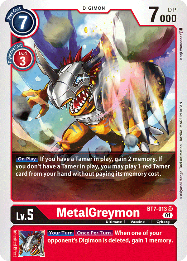 BT7-013 MetalGreymon Single