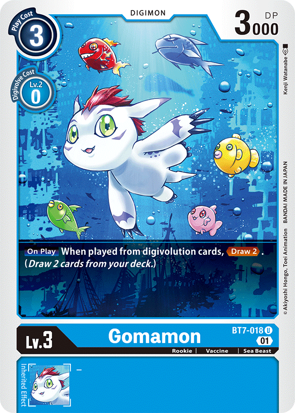 BT7-018 Gomamon Single