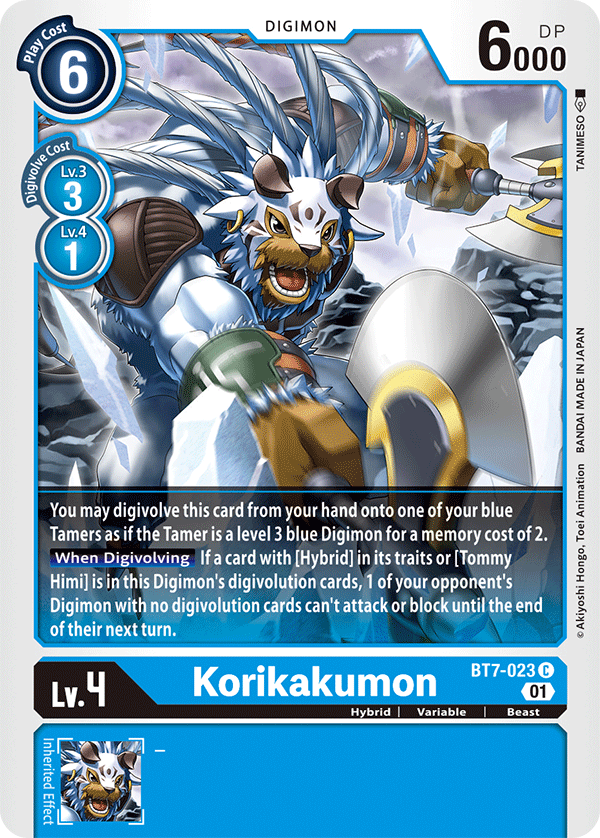 BT7-023 Korikakumon Single