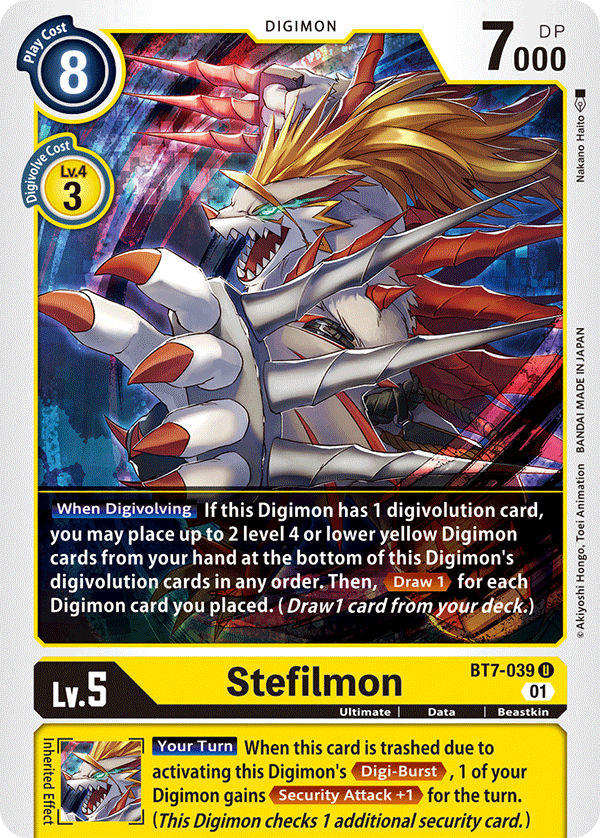 BT7-039 Stefilmon Single