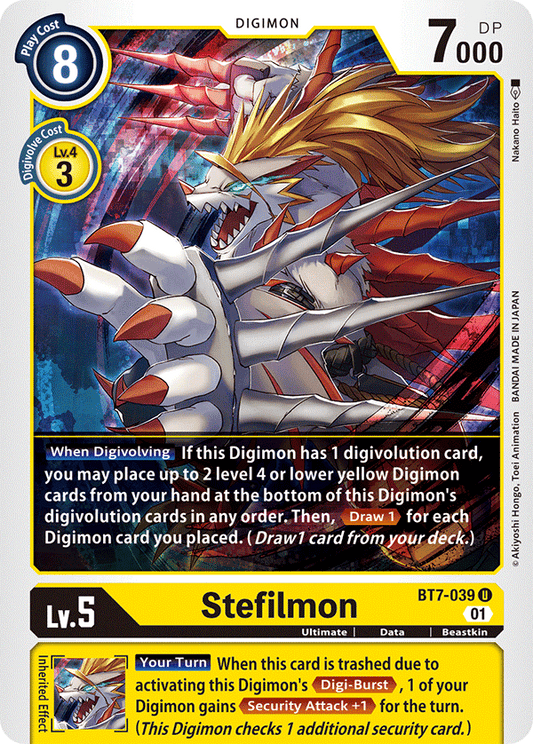 BT7-039 Stefilmon Single