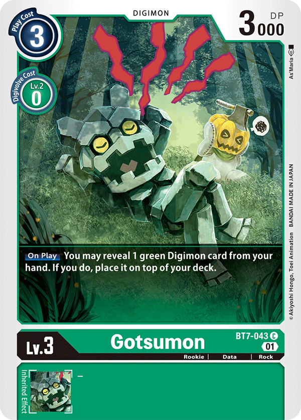 BT7-043 Gotsumon Single