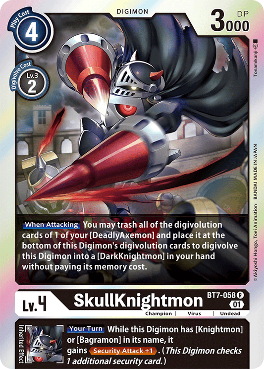 BT7-058 SkullKnightmon Single