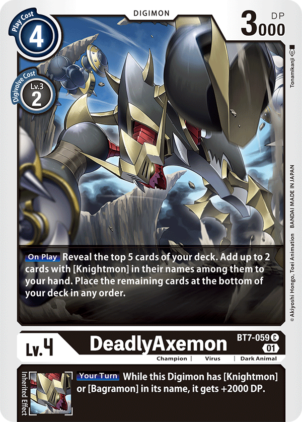 BT7-059 DeadlyAxemon Single