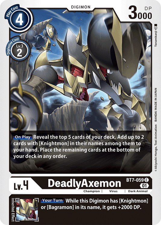 BT7-059 DeadlyAxemon Single