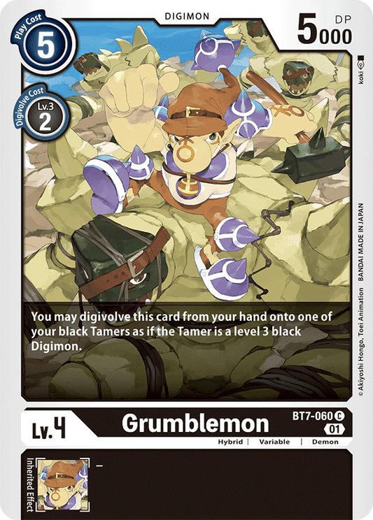 BT7-060 Grumblemon Single