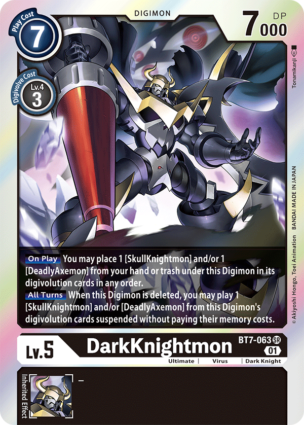 BT7-063 DarkKnightmon Single