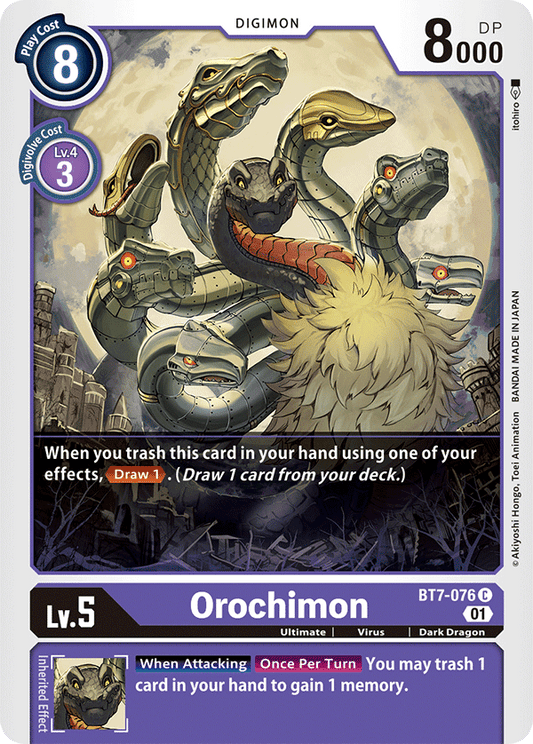 BT7-076 Orochimon Single