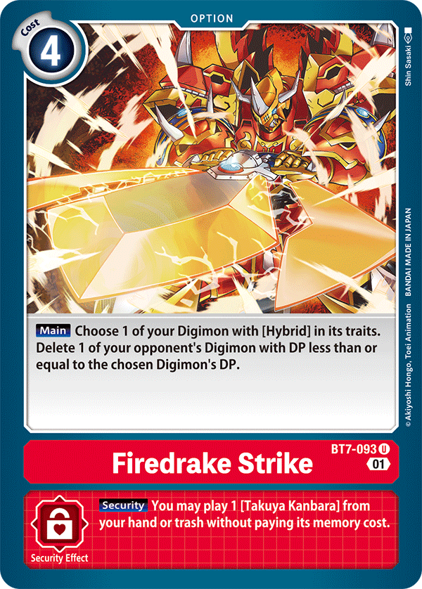 BT7-093 Firedrake Strike Single