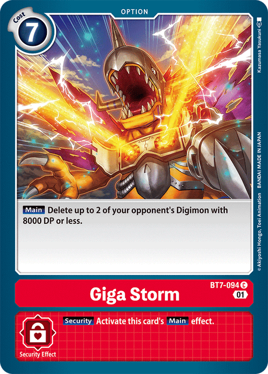 BT7-094 Giga Storm Single