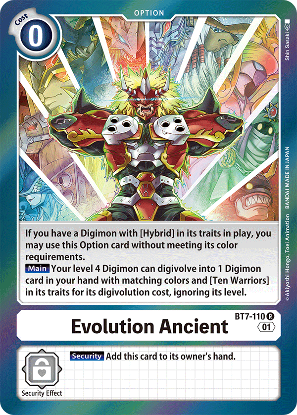 BT7-110 Evolution Ancient Single