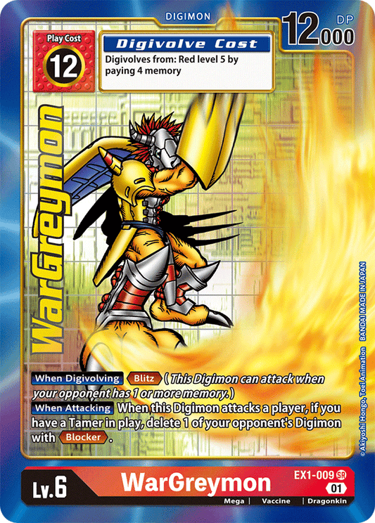 EX1-009 WarGreymon Alt Art Single