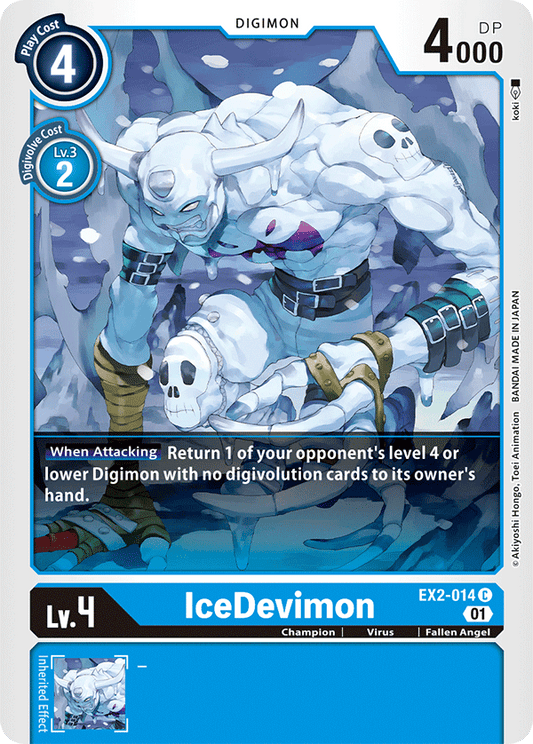 EX2-014 IceDevimon Single