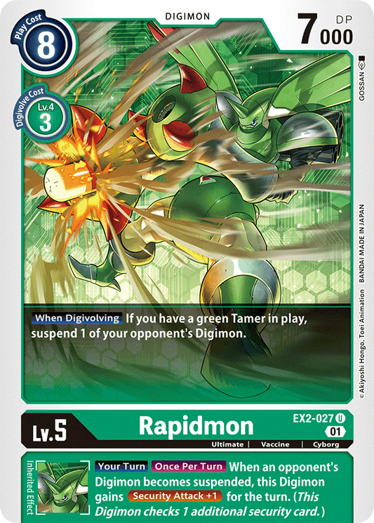 EX2-027 Rapidmon Single