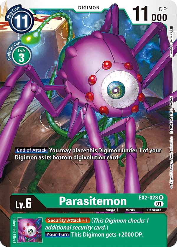 EX2-028 Parasitemon Single