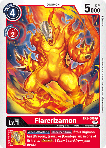 EX3-006 Flarerizamon Single