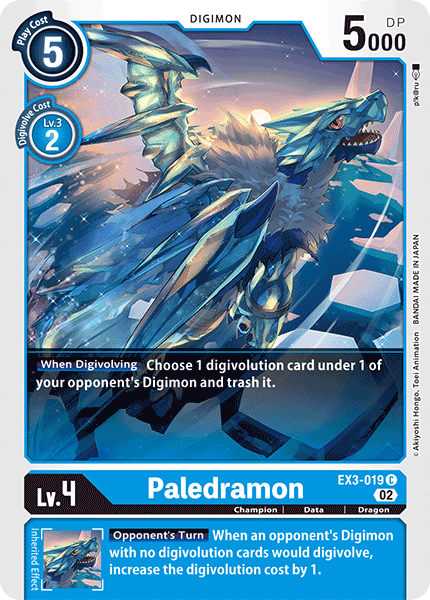 EX3-019 Paledramon Single