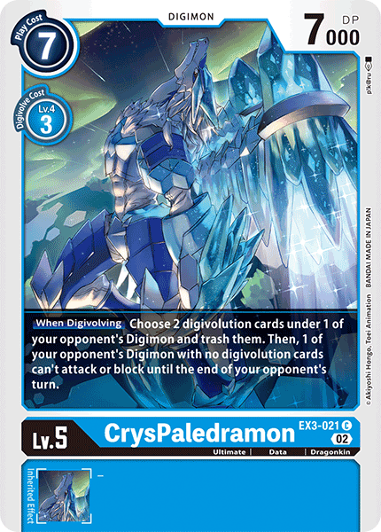 EX3-021 CrysPaledramon Single