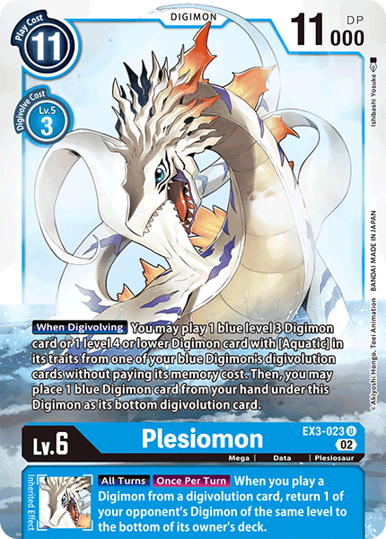 EX3-023 Plesiomon Single