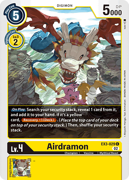 EX3-029 Airdramon Single