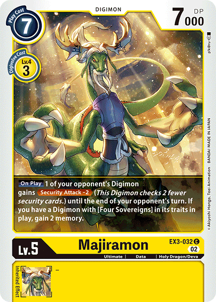 EX3-032 Majiramon Single