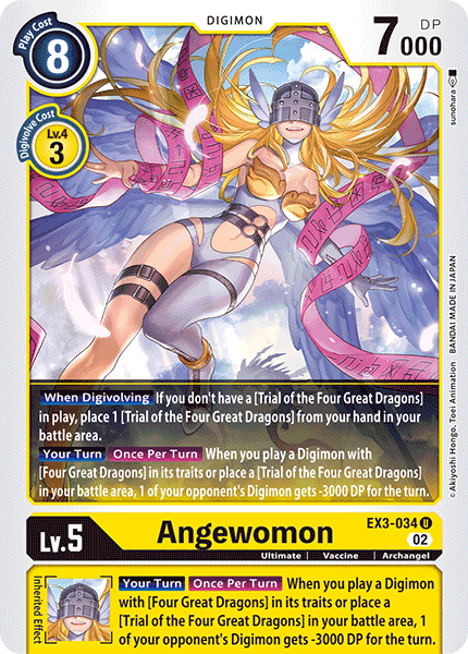 EX3-034 Angewomon Single