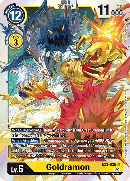 EX3-035 Goldramon Single