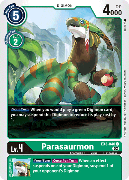 EX3-040 Parasaurmon Single