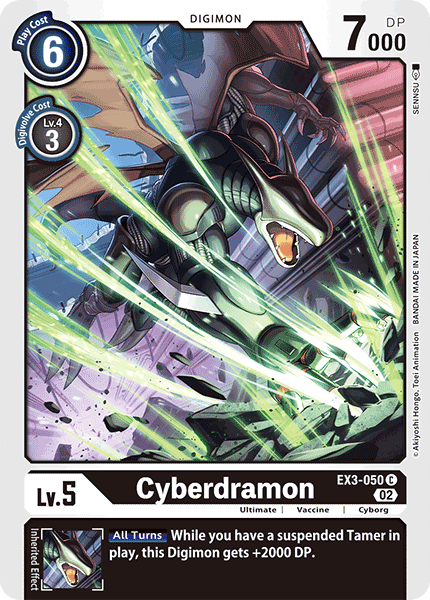 EX3-050 Cyberdramon Single