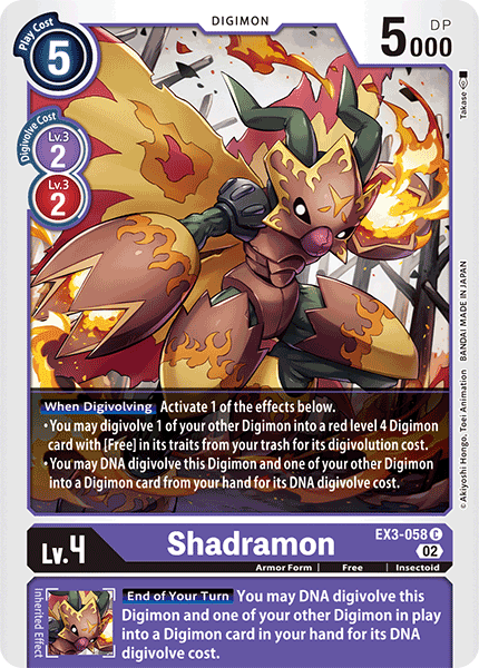 EX3-058 Shadramon Single