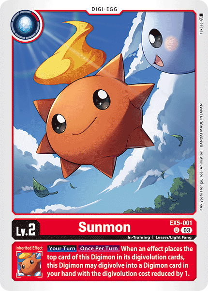 EX5-001 Sunmon Single