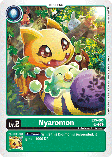 EX5-003 Nyaromon Single