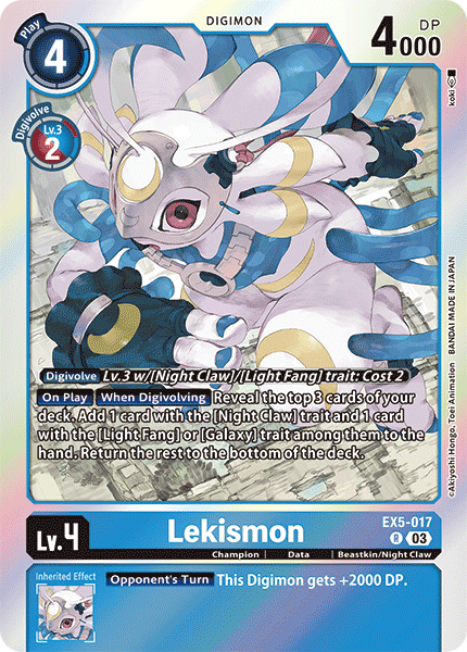 EX5-017 Lekismon Single