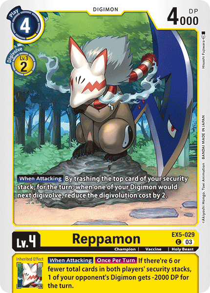 EX5-029 Reppamon Single