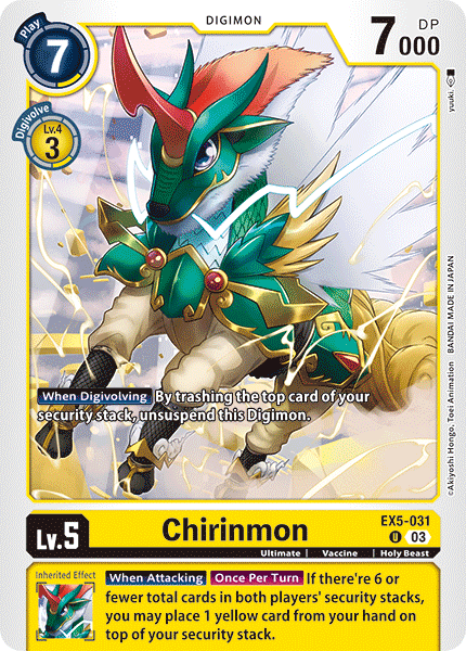 EX5-031 Chirinmon Single